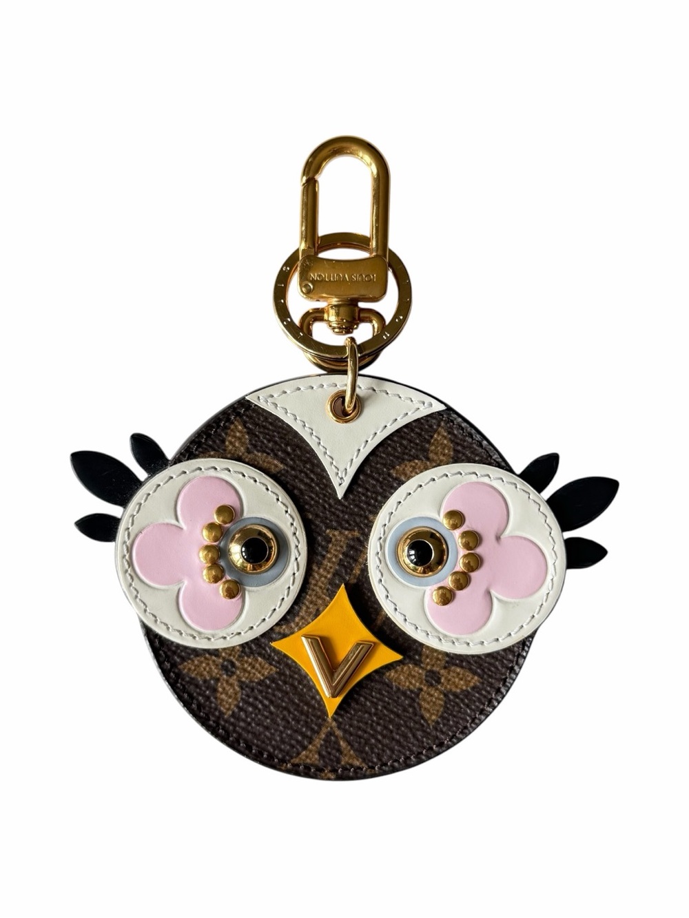 Louis Vuitton Lovely Birds Owl Monogram Bag Charm Keychain 2016